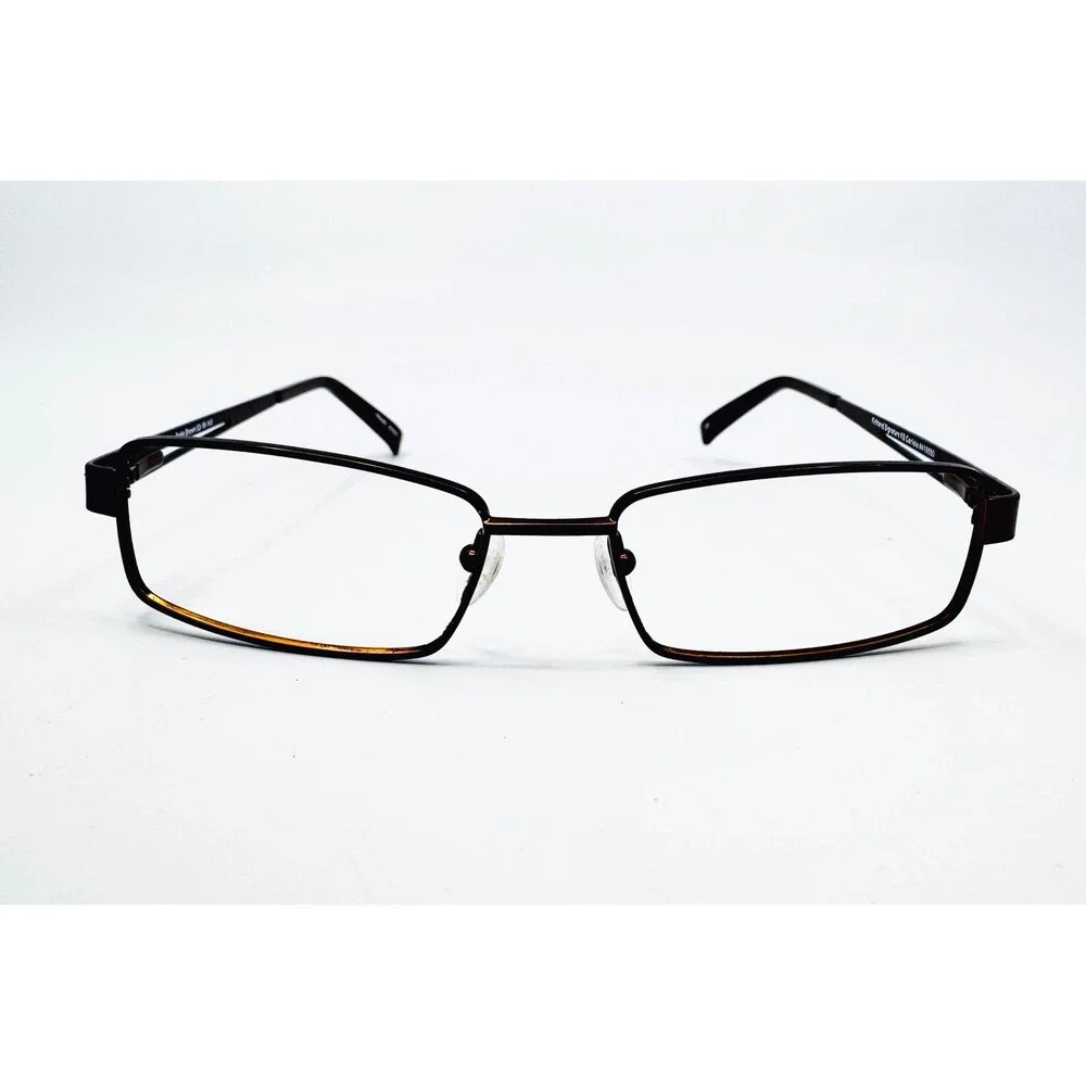 Kirkland Signature Eyeglass Frames Mens Satin Brown KS Carlisle 53-16-140